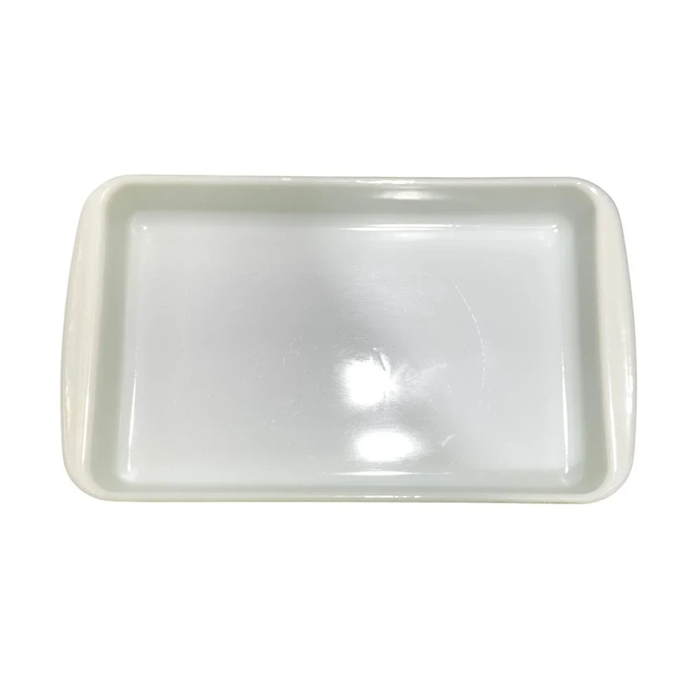 Vintage Pyrex 232 Lime Green Rectangular Refrigerator Dish MCM Ovenware USA